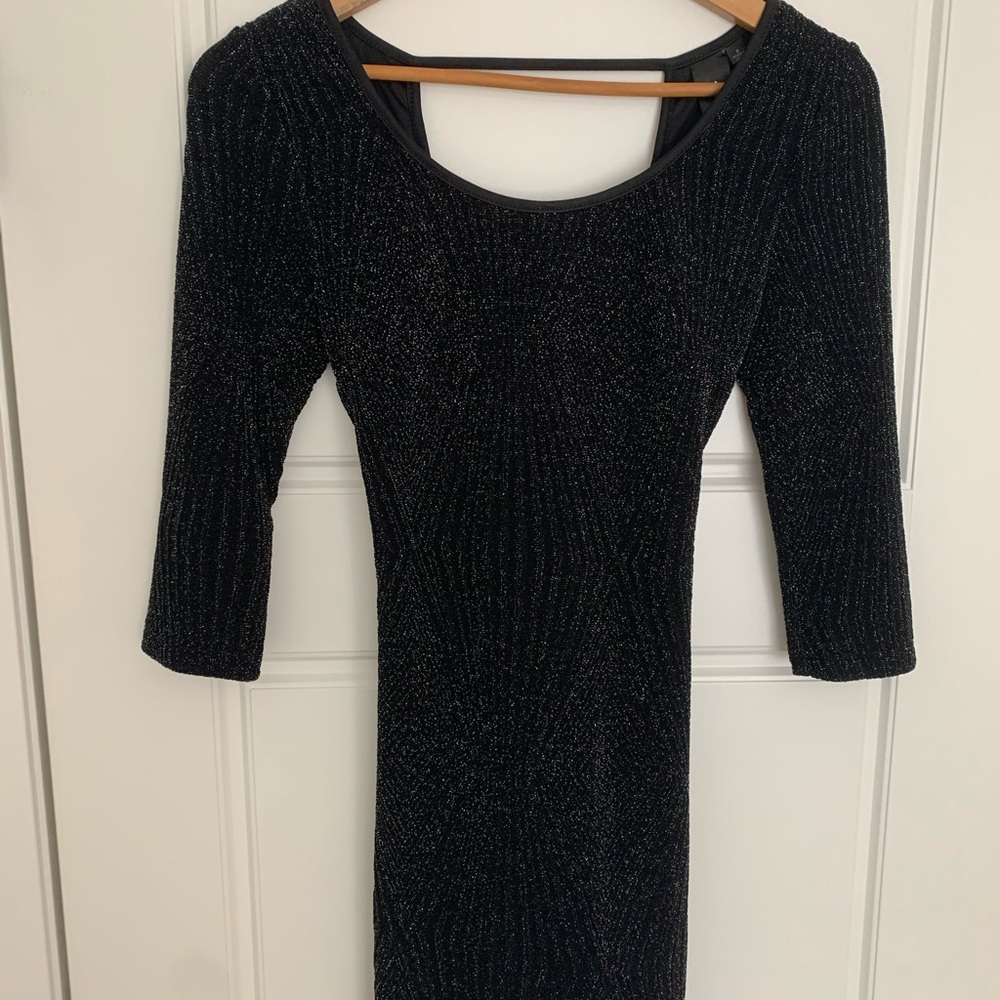 Black cocktail dress